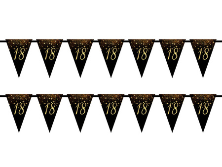 BANER GIRLANDA PAPIEROWA 18 URODZINY 5 M