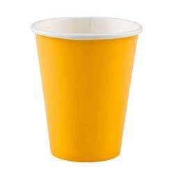 KUBECZKI PAPIEROWE ŻÓŁTE 250 ML