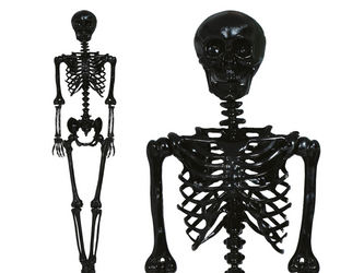 SZKIELET KOŚCIOTRUP 160 CM CZARNY