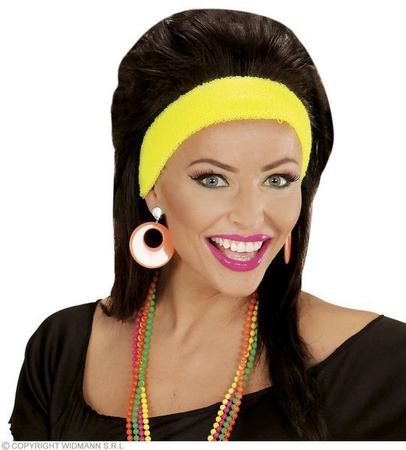 KOLCZYKI KLIPSY POMARAŃCZOWE DISCO