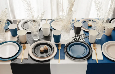 SERWETKI PAPIEROWE GRANATOWE 33 X 33 CM 20 SZT 