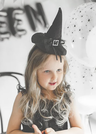 OPASKA KAPELUSZ CZAROWNICY 17 X 28 CM CZARNY