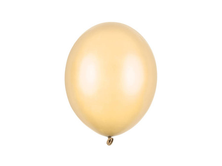 BALONY STRONG 27 CM METALIK JASNY POMARAŃCZOWY 10 SZT