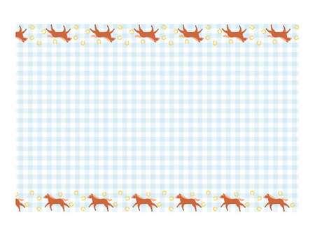 OBRUS PAPIEROWY KONIE 180X120 CM