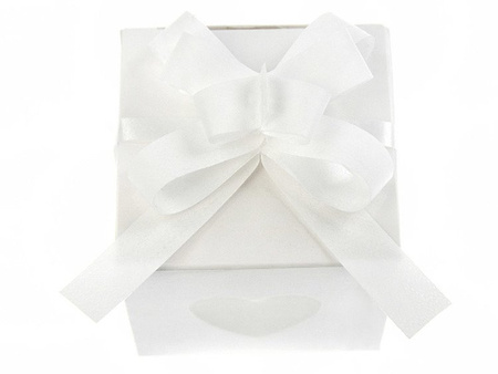 Wstążki ściągane, biały, 1cm (1 op. / 50 szt.)