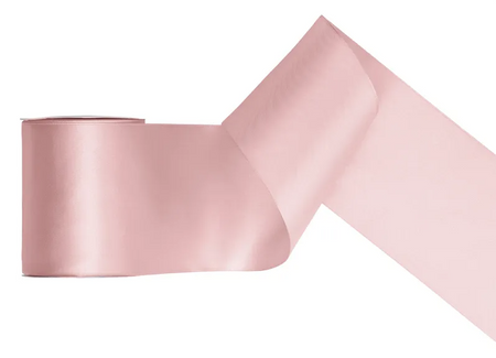 TASIEMKA SATYNOWA JASNY BRUDNY RÓŻ 100 MM 25 M