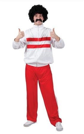 STRÓJ DRES BIAŁO-CZERWONY