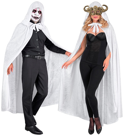 PELERYNA BIAŁA 140 CM