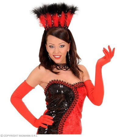 RĘKAWICZKI RETRO CZERWONE UNISEX