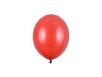 BALONY STRONG 12 CM METALIZOWANE CZERWONE 100 SZT