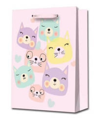 TORBA PREZENTOWA KOTKI 26 X 10 X 32 CM