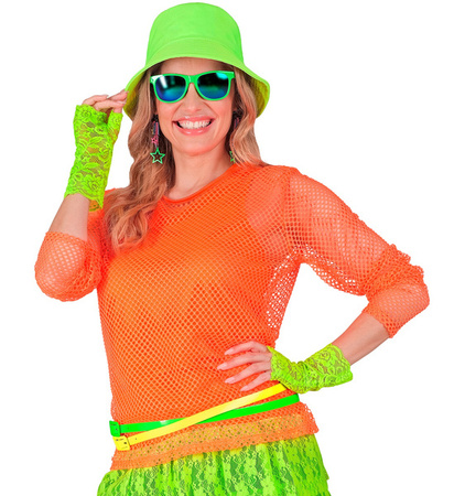 KOSZULKA TOP NEONOWY POMARAŃCZOWY 