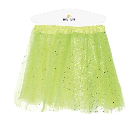 DZIECIĘCA SÓDNICZA TUTU ZIELONA SIATECZKA 30CM