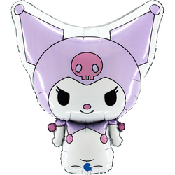 BALON FOLIOWY KUROMI LILAC 61 CM