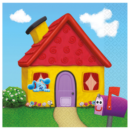 SERWETKI PAPIEROWE ŚLADEM BLUE 33 CM 16 SZT.