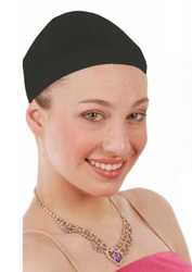 CZEPEK POD PERUKĘ CZARNY 2 SZT