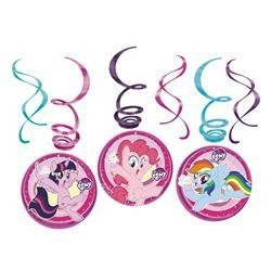 ŚWIDERKI WISZĄCE MY LITTLE PONY 6szt.