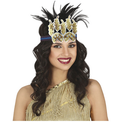 OPASKA RETRO Z PIÓRKAMI LATA 20