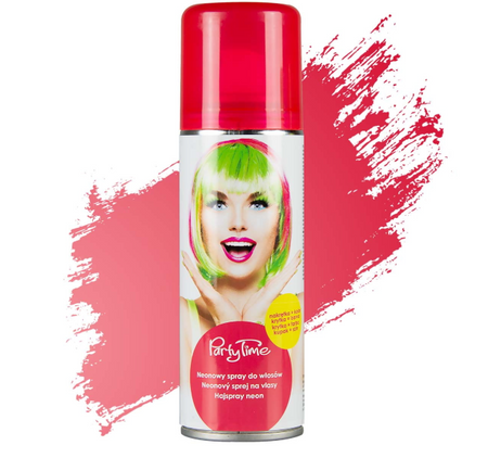 SPRAY DO WŁOSÓW 125 ML CZERWONY 