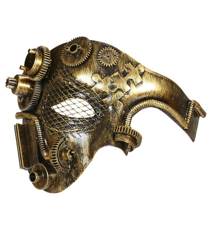 MASKA STEAMPUNK PÓŁTWARZY 