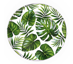 TALERZYKI PAPIEROWE LIŚCIE 6 SZT