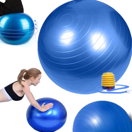 PIŁKA GIMNASTYCZNA 50 CM ZESTAW Z POMPKĄ