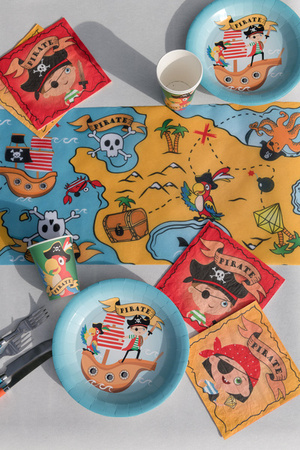 SERWETKI PAPIEROWE PIRAT MAŁY 33X33 CM 20 SZT