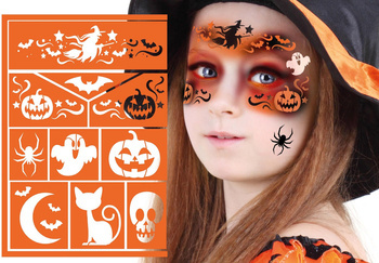 SZABLON DO MAKIJAŻU HALLOWEEN CZAROWNICA