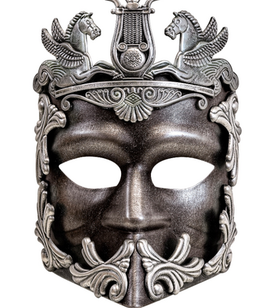 MASKA GREKA RZYMIANINA SREBRNA 