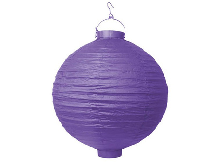 Lampion papierowy, fioletowy, 20cm (1 karton / 50 szt.)