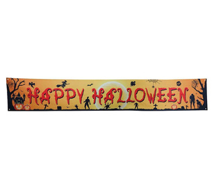 BANER NAPIS "HAPPY HALLOWEEN" 50 X 250 CM