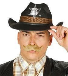 KAPELUSZ KOWBOJSKI CZARNY