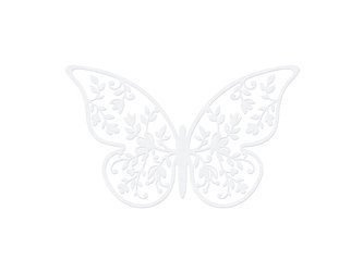 DEKORACJE PAPIEROWE MOTYL 10 szt.