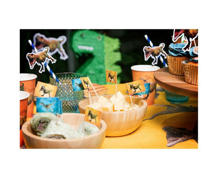 Girlanda flagi Dinozaury 30 x 20 cm, 6 m dino party