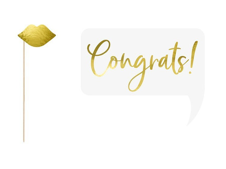 Gadżety do zdjęć na ślub, mix (1 op. / 10 szt.)