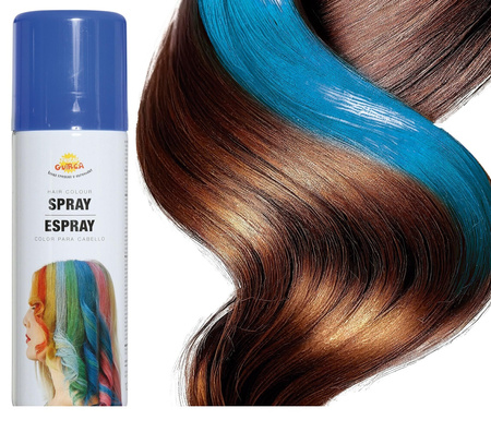 SPRAY DO WŁOSÓW NIEBIESKI 125 ml