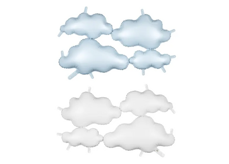  BALON FOLIOWY DWUSTRONNE CHMURKI 99 X 52 CM