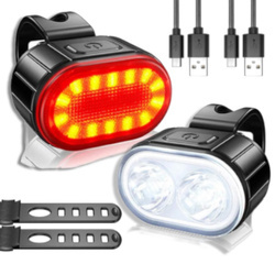 LAMPKA ROWEROWA PRZÓD I TYŁ LED USB