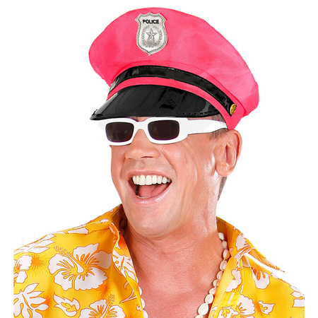 CZAPKA POLICJANTA RÓŻOWA