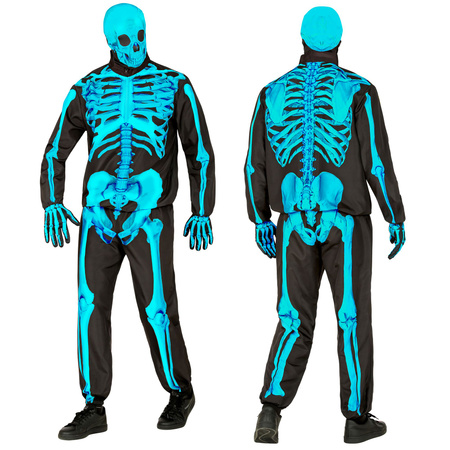 STRÓJ SZKIELETOR NIEBIESKI 