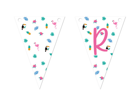 BANER FLAGI ALOHA PARTY 500 CM