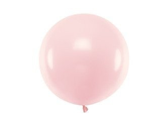 BALON OKRĄGŁY 60 CM PASTEL PINK