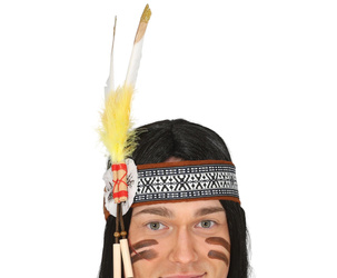 OPASKA INDIANINA Z PIÓRAMI