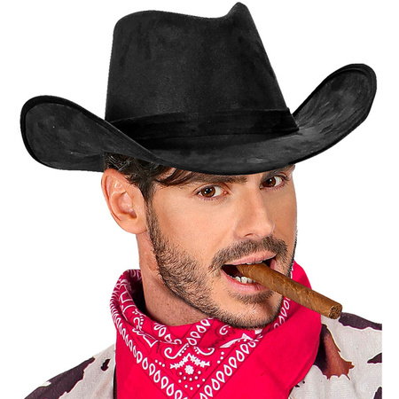 KAPELUSZ KOWBOJSKI CZARNY