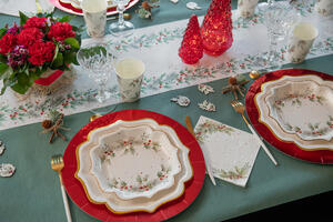 KUBECZKI PAPIEROWE ZIMOWA JARZĘBINA 270 ML 10 SZT 