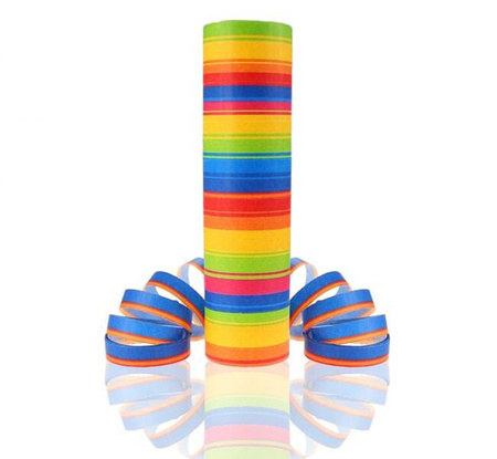 SERPENTYNA PAPIEROWA TĘCZOWE PASKI 
