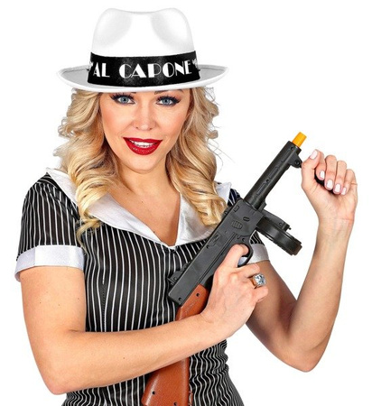 KAPELUSZ BIAŁY GANGSTER AL CAPONE