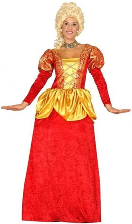 STRÓJ BAROKOWY MARKIZA CZERWONA