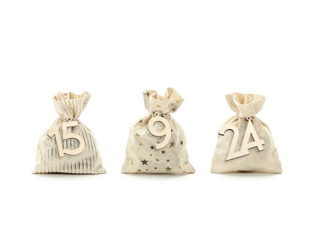 KALENDARZ ADWENTOWY WORECZKI 24 SZT.