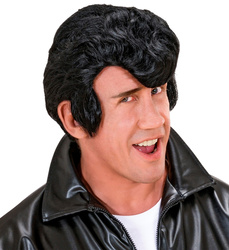 PERUKA ROCK BILLY CZARNA